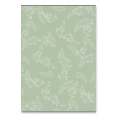 Numéro De Table Oiseaux des bois et vert du feuillage (Dos)