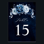 Numéro De Table Onglet Mariage de la flore de la marine d'ardoise<br><div class="desc">Elégant bleu Dusty / numéro de table de mariage à thème de la marine avec élégant bouquet de bleu Dusty, marine, ardoise des bourgeons de fleurs roses et bleu eucalyptus feuilles. Veuillez me contacter pour toute aide sur la personnalisation ou si vous avez besoin d'un autre produit avec ce design....</div>