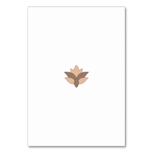 Numéro De Table Orange rougeâtre (Par défaut)