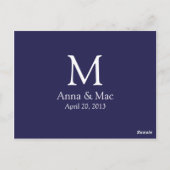 Numéro de table orchidée (Dos)