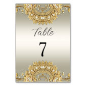 Numéro de table Ornat Or (Par défaut)