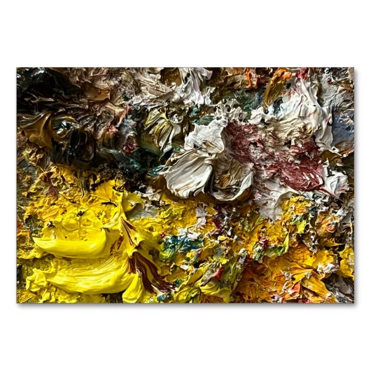 Numéro De Table Palette de l'artiste #1 (Devant)