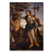 Numéro De Table Pallas et le Centaur par Botticelli (Dos)