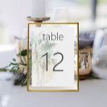 Numéro De Table Palmiers tropicaux Mariage moderne<br><div class="desc">Augmentez votre célébration mariage avec notre magnifique palmiers tropicaux Numéro de table mariage moderne. Ce design époustouflant présente un groupe de palmiers d'aquarelle vert et marron luxuriants, dressés contre un arrière - plan de papier d'aquarelle blanc texturé, créant une atmosphère captivante et tropicale. Idéal pour les mariages de plage ou...</div>