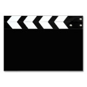 Numéro De Table Panneau de Clap de Mariage Cinématographique (Dos)