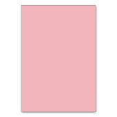 Numéro De Table Panneau de décoration florale rose romantique (Dos)
