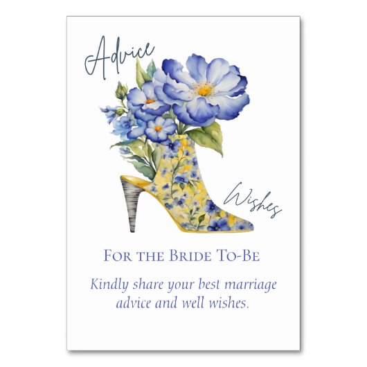 Numéro De Table Panneau de la table HighHeel Shoe Advice and Well (Par défaut)