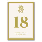 Numéro De Table Papier floral coupé Double bonheur Mariage chinois (Dos)