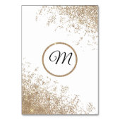 Numéro De Table Parties scintillant d'or étincelles Numéro de tabl (Dos)