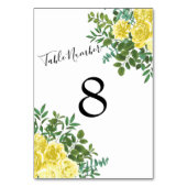 Numéro De Table Pastel clair Peony et Rose Floral Mariage (Par défaut)