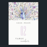 Numéro De Table Pastel Classy Aquarelle Florale Peacock Mariage<br><div class="desc">Classy Ornate Watercolor Peacock Collection - c'est une élégante aquarelle Illustration de paon floral pastel aquarelle, avec une touche minimaliste moderne. Idéal pour vos mariage et fêtes de classe moderne. Il est très facile de customiser, avec vos données personnelles. Si vous avez besoin d'un autre produit correspondant ou de la...</div>