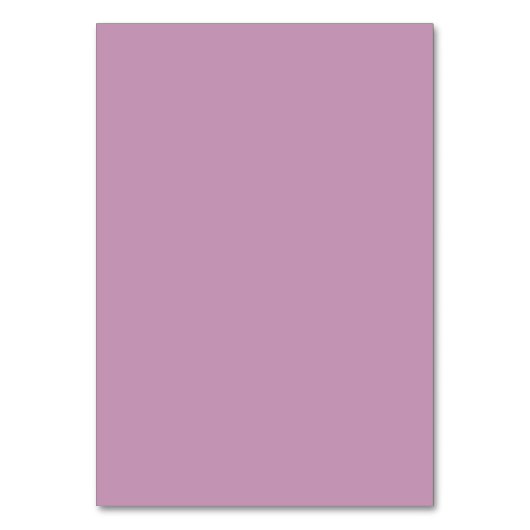 Numéro De Table Pastel Purple & Pink clair | Texte modifiable mode (Dos)