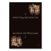 Numéro De Table Pays élégant moderne Occidental- Fleurs-Viande icô (Par défaut)