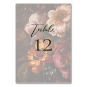 Numéro De Table Peinture à fleur d'art Mariage de calligraphie (Par défaut)