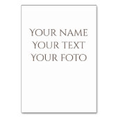 Numéro De Table Peinture à l'eau d'hiver (Dos)