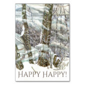 Numéro De Table Peinture à l'eau d'hiver (Par défaut)