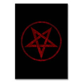 Numéro De Table Pentagram Red Devil (Par défaut)