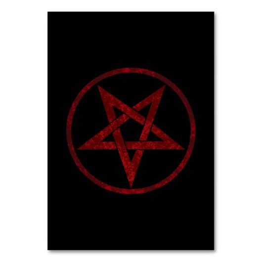 Numéro De Table Pentagram Red Devil (Par défaut)