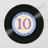 Numéro de table Périwinkle Super de l'enregistreme (Dos)