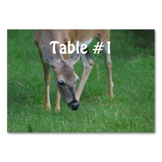 Numéro De Table Personnaliser (Devant)