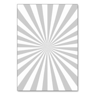 Numéro De Table Personnaliser classique Grey Burst Roue de rotatio