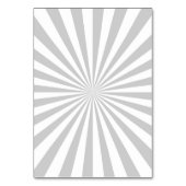 Numéro De Table Personnaliser classique Grey Burst Roue de rotatio (Par défaut)