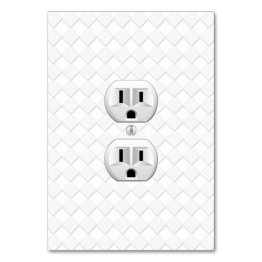 Numéro De Table Personnaliser d'amusement de la prise de courant é (Par défaut)