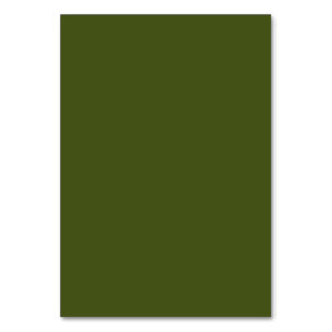 Numéro De Table Personnaliser olive de conception de couleur verte