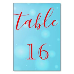 Numéro De Table Personnalisez Votre Propre Écriture Élégante