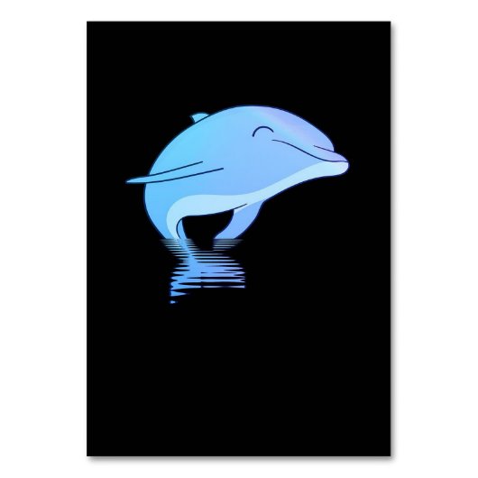 Numéro De Table petit animal de dauphin mignon (Par défaut)