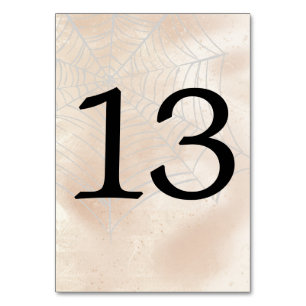Numéro De Table Petit Couple Effrayant Table Numéro 13