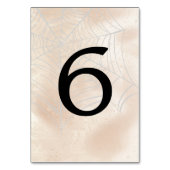 Numéro De Table Petit Couple Effrayant Table Numéro 6 (Dos)