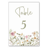 Numéro De Table Petit Fleur sauvage Fleur sauvage (Par défaut)