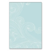 Numéro De Table Photo de plage fantaisiste (Dos)