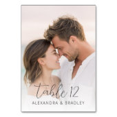 Numéro De Table Photo de plage romantique (Par défaut)