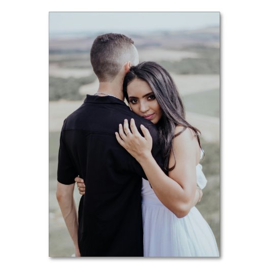 Numéro De Table Photo de script floral (Dos)