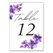 Numéro De Table Photo de script floral (Par défaut)