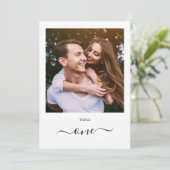 Numéro de table photo de script noir moderne un (Debout devant)