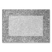 Numéro De Table Photo Parties scintillant en argent Faux (Dos)