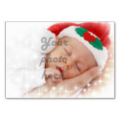 Numéro De Table Photo personnalisée (Devant)