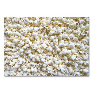Numéro De Table Photographie de Popcorn Texture