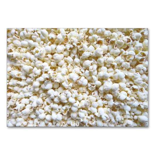 Numéro De Table Photographie de Popcorn Texture (Devant)