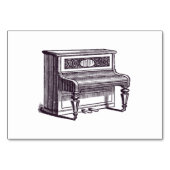 Numéro De Table Piano droit vintage (Devant)