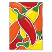 Numéro De Table Piments de piment mélangés Funky (Par défaut)