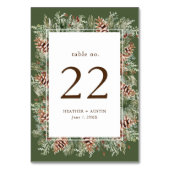 Numéro De Table Pin vert (Par défaut)