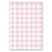 Numéro De Table Pink Coquette Carriage Baby Shower Table Number (Dos)