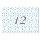Numéro De Table Pinroues bleues Sky (Devant)