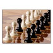 Numéro De Table Pions sur le tableau d'échecs (Devant)