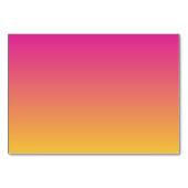 Numéro De Table Piscine Party Pink Yellow Étiquette alimentaire (Dos)