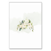 Numéro De Table PixDezines Aquarelle Albâtre Rose (Dos)